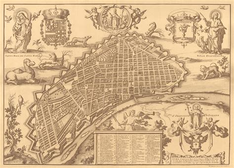 Planos De Lima Antigua Plano De La Ciudad De Lima Año 1685 Pedro De