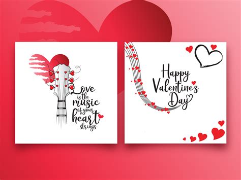 Double Sided Happy Valentines Day Card Design By Israr Khan On Dribbble
