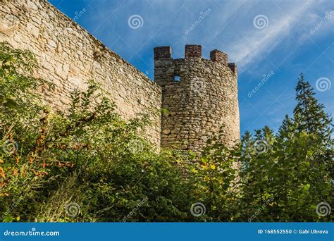 Stone Wall And A Bastion As A Part Of Fortification Editorial Image
