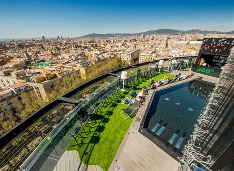360º Terrace At Barcelo Raval Hotel Rooftop Bar In Barcelona The