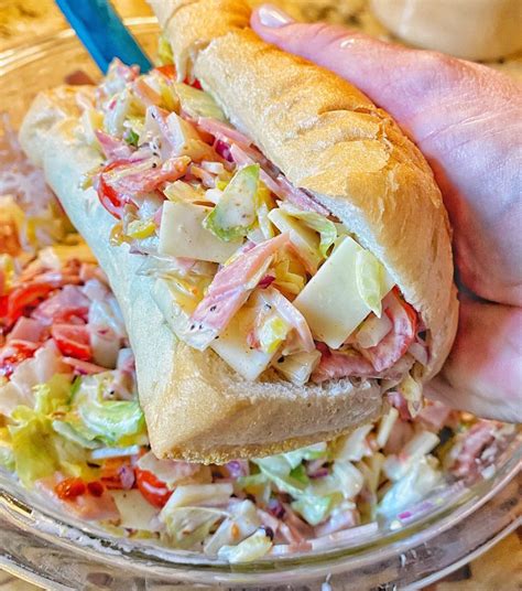 Italian Sub Chop Sandwiches The Tipsy Housewife