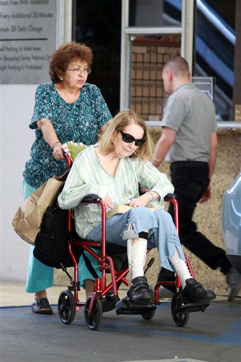 Teri Garr Looks Downbeat As Shes Wheeled By Carer During Ms Battle
