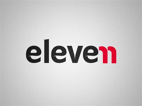 Eleven Logo Word Mark Logo Logo Wordmark Logo Design
