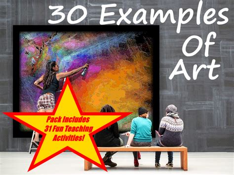 30 Examples Of Art Powerpoint Presentation 31 Fun Teaching Activities
