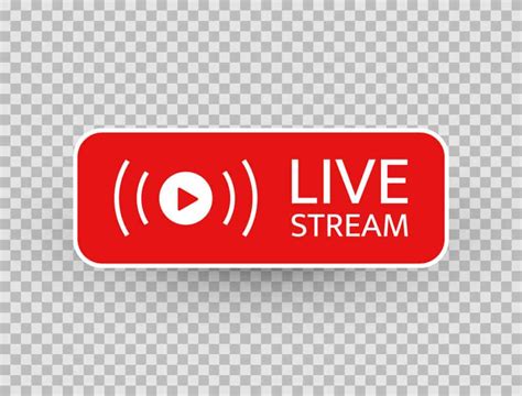 Live Stream Icon Live Streaming Video News Symbol On Transparent Background Social Media