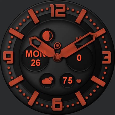 Infinity Dark Watch Face • Watchmaker The Worlds Largest Watch Face Platform