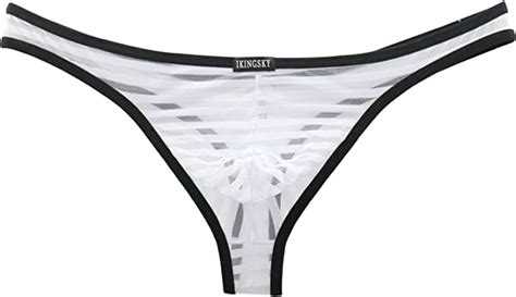 IKingsky De Los Hombres Sexy Low Rise Thong Ropa Interior T Back Ropa Interior Transpirable