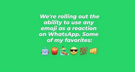 Whatsapp Reactions Now Let You Use Any Emoji Feature Rolling Out Globally