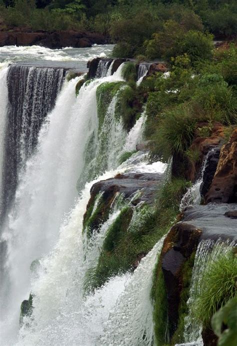 Iguazu Falls On The Border Of Brazilian State Paraná And Argentine