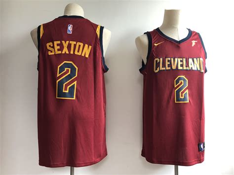 New Cavaliers 2 Collin Sexton Burgundy Nike Swingman Jersey Cheap Sale