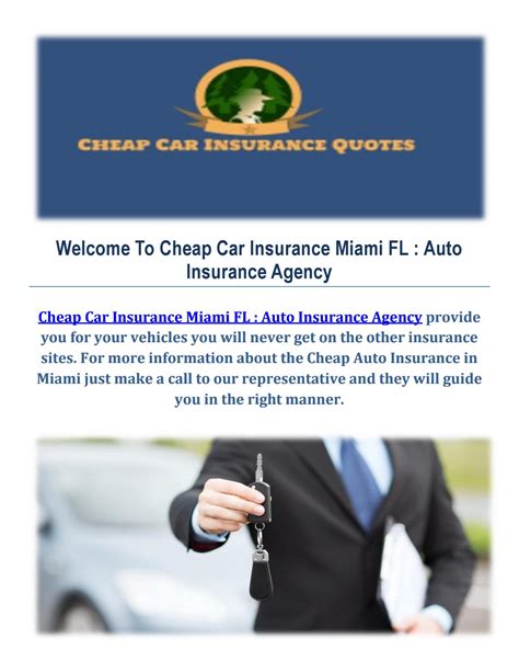 What are the best types of cheapest car insurance companies in florida and learn how you can avoid the most common mistakes that individuals have just because a provider offers you the cheapest rate available does not necessarily mean that they will be easy to contact and deal with in the event of. Cheap Auto Insurance in Miami FL by Cheap Car Insurance ...