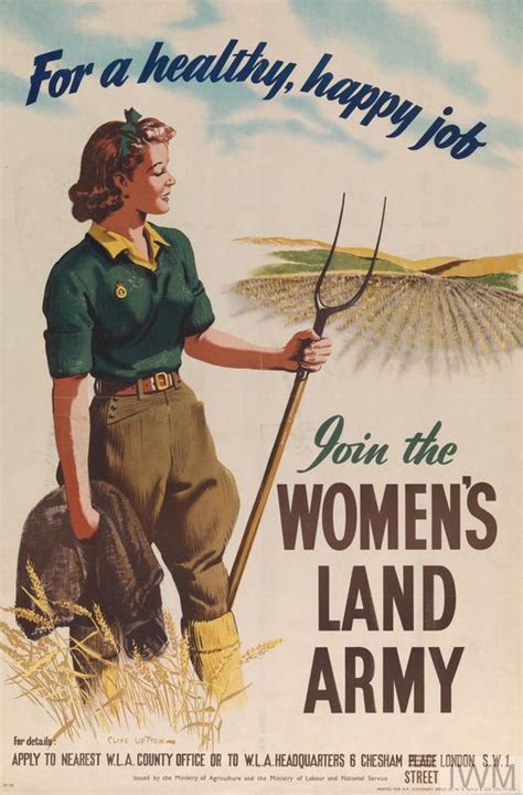 For A Healthy Happy Job Join The Women S Land Army Imperial War