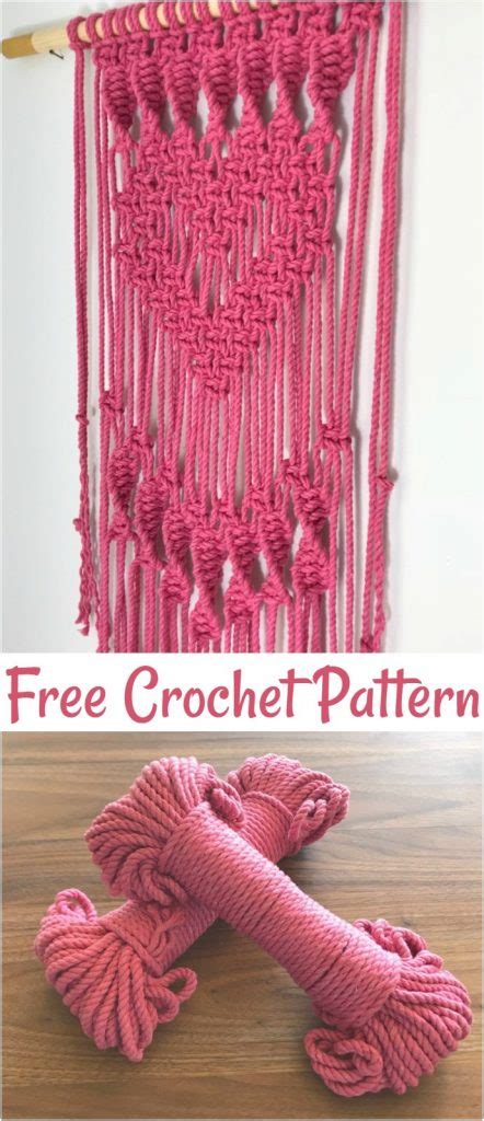 Free Crochet Macramé Patterns All Crochet Pattern