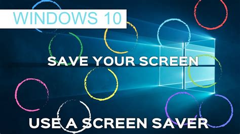 How To Change Your Screen Saver In Windows 10 Youtube