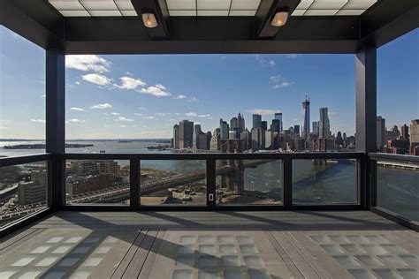 Balcony With Spectacular Views Of New York Magnificent Penthouse In