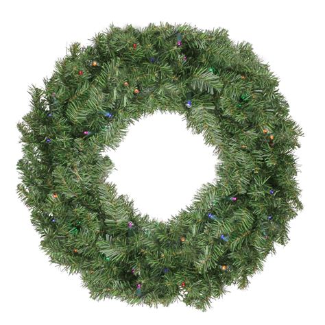 Northlight Pre Lit Canadian Pine Artificial Christmas Wreath 36 Inch