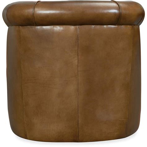 Hooker Furniture Axton Swivel Leather Club Chair Home Elegance Usa