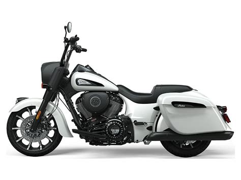 New 2021 Indian Springfield Dark Horse White Smoke Motorcycles In