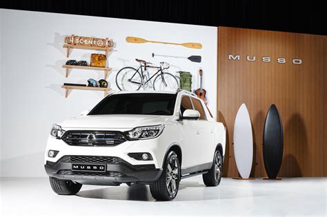 Ssangyong Présente à Genève Le Nouveau Pick Up Ssangyong Musso