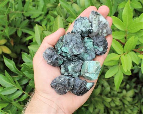 Rough Natural Emerald Stones Choose 4 Oz 8 Oz 1 Lb 2 Lb 5 Etsy