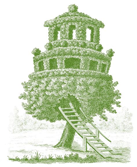 Royalty Free Images - Fab Vintage Treehouse - The Graphics Fairy | Royalty free images, Royalty 