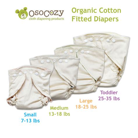 Osocozy Organic Fitted Cloth Diapers