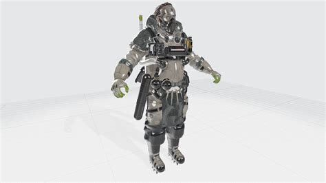 Caustic Legendary Apex Legends Character 3d Cgtrader