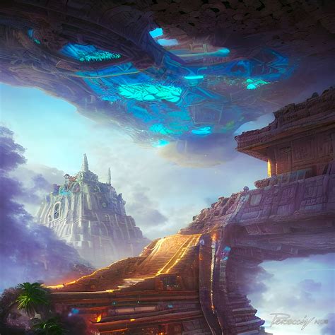 Artstation Magic Journeys Alien Civilization
