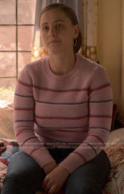 Wornontv Kimberlys Purple Striped Sweater On The Sex Lives Of College