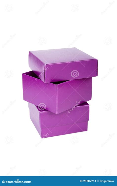 Purple Boxes Stock Photo Image Of Decoration Concept 29807214
