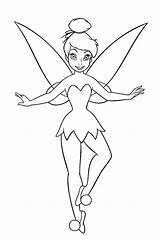 Tinkerbell Pages Coloring Disney Colouring Kids Book Printable Color Adult Cute Discover sketch template