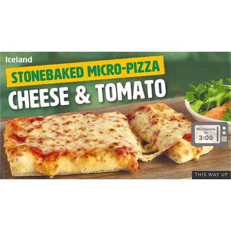 Iceland Stonebaked Micro Pizza Cheese And Tomato 160g Pizza Snacks