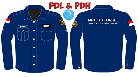 Desain Baju Pdh Pmr Wira Klopdesain Otosection