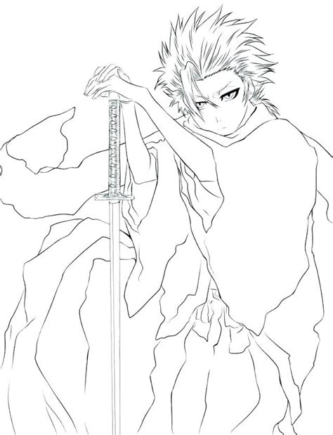 Bleach Anime Coloring Pages At Free