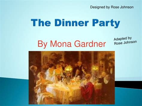 Saxlove's cocktail party and dinner music is the best. PPT - The Dinner Party PowerPoint Presentation, free ...