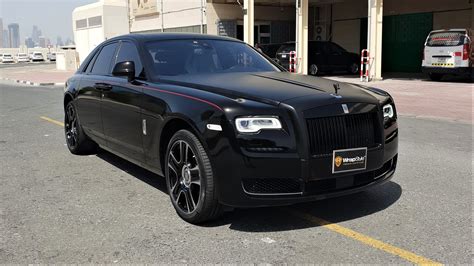 Rolls Royce Ghost Black Matt Stripe Wrapstyle