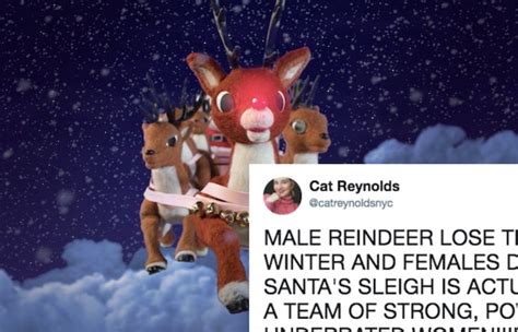 this theory about santa s reindeer all being women actually makes a lot of sense