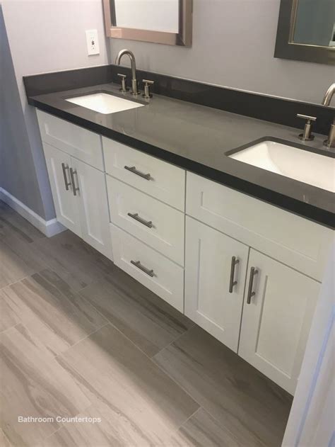 These vanity tops are definitely the most central facet of any bathroom vanity, however bathroom vanity countertops always seem to be ignored. New Bathroom Countertop Ideas #bathroomcountertop ...