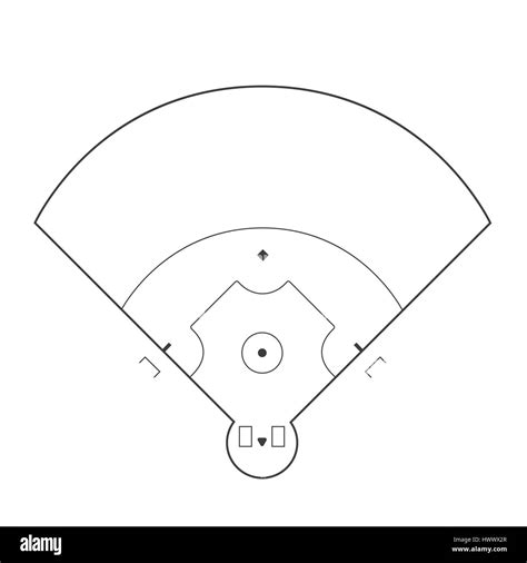 Baseball Field Illustration Stock Vector Image And Art Alamy