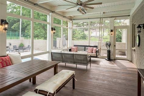 Porch Screened Beadboard Ceiling Cypress Flooring The Porch Company