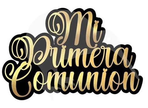 Mi Primera Comunion Double Layer Cutting File Svgdxf Cake Topper