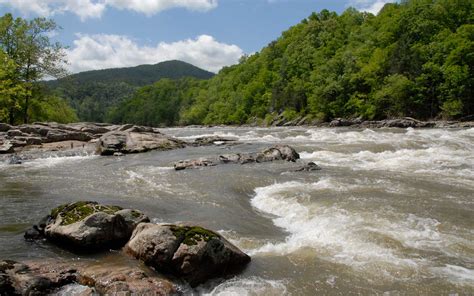 The French Broad River Water Levels Rafting Sections And History