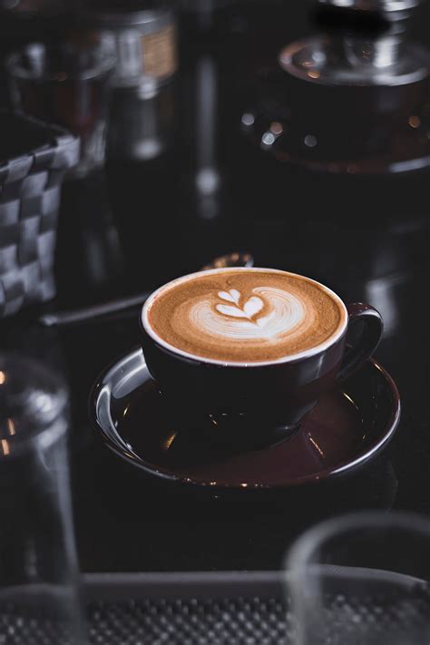 Coffee Cappuccino Cup Foam Drink Hd Phone Wallpaper Peakpx