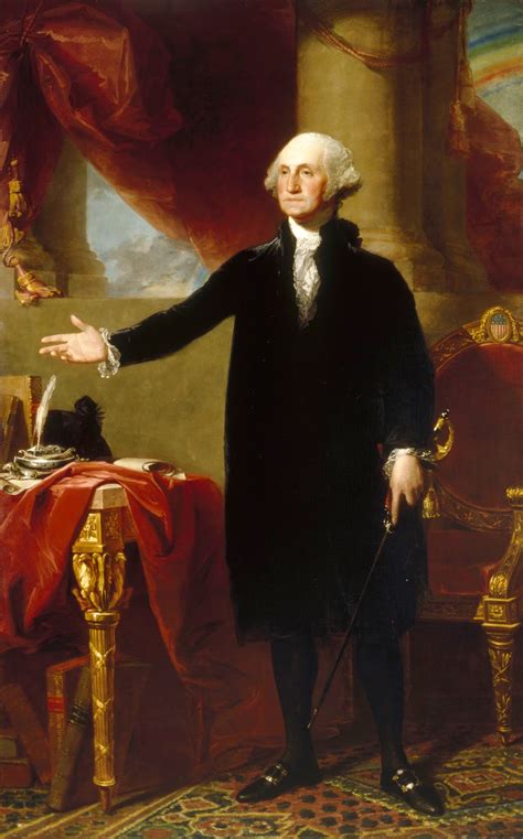 Vintage Ephemera Portrait George Washington Standing 1796