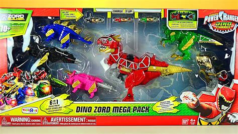 Power Rangers Dino Charge Dino Zord Mega Pack Review Youtube