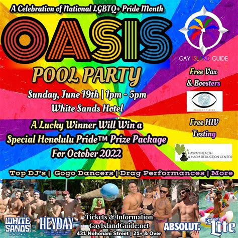 Oasis Pool Party Hawaii Lgbt Legacy Foundation