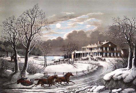 Currier And Ives Prints Winter Scenes Currier And Ives