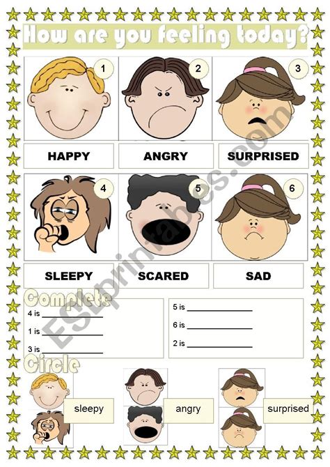 How Are You Feeling Today Esl Worksheet By Nuria08