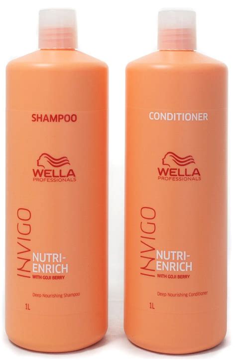 Wella Professional Enrich Shampoo And Conditioner 1l Duo Ebay