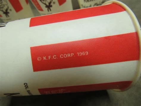 1969 Kfc Soft Drink Cup Kentucky Fried Chicken Soda Cup Etsy